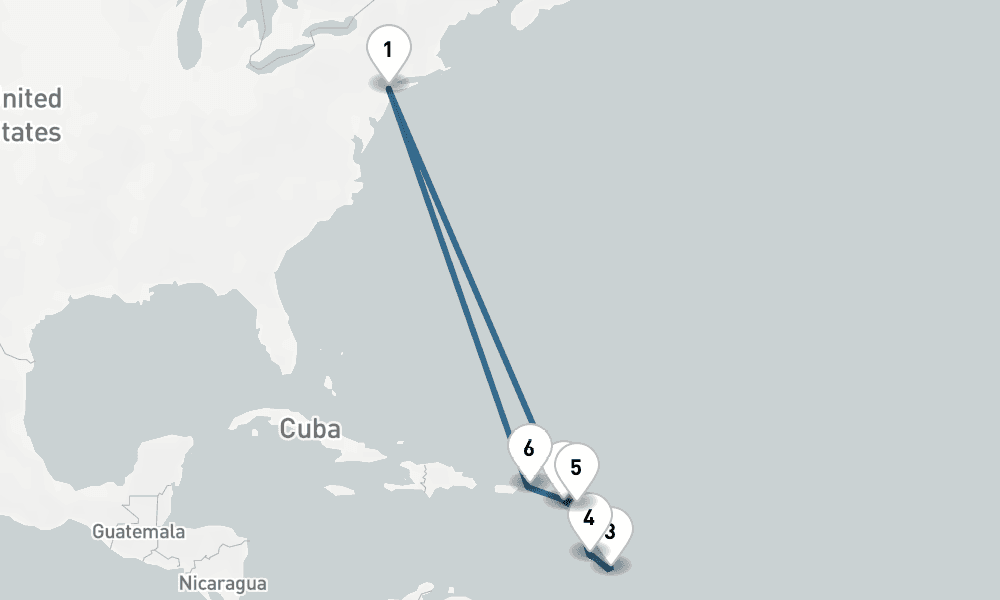 12 nights / 13 days, New York (Cape Liberty NYC) Round trip