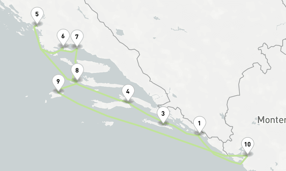 7 nights / 8 days, Dubrovnik Round trip