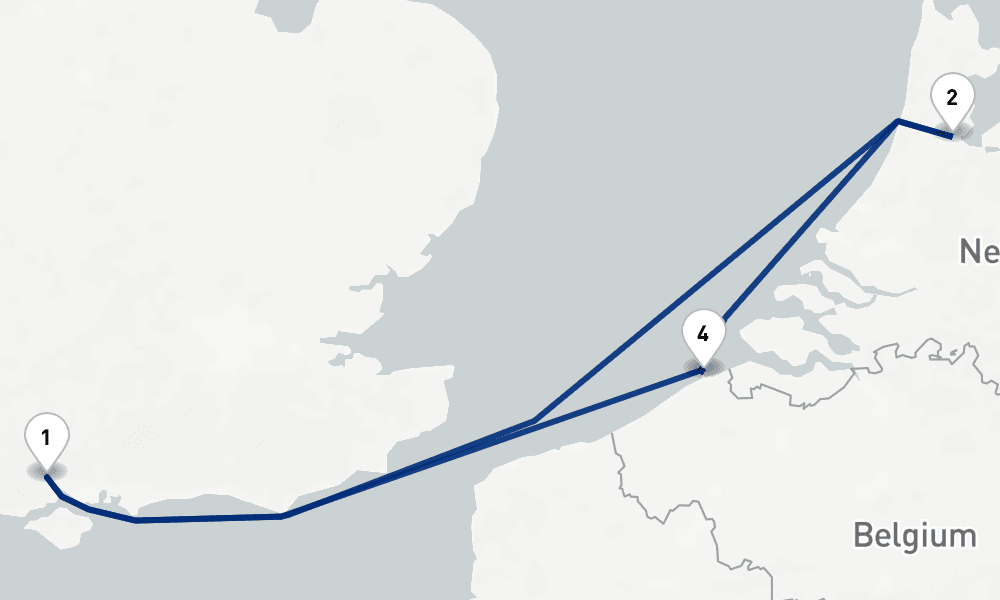 5 nights / 6 days, Southampton (England) Round trip