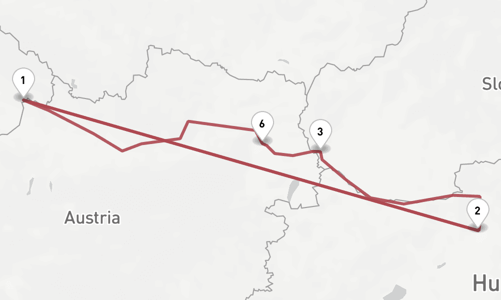 7 nights / 8 days, Passau Round trip