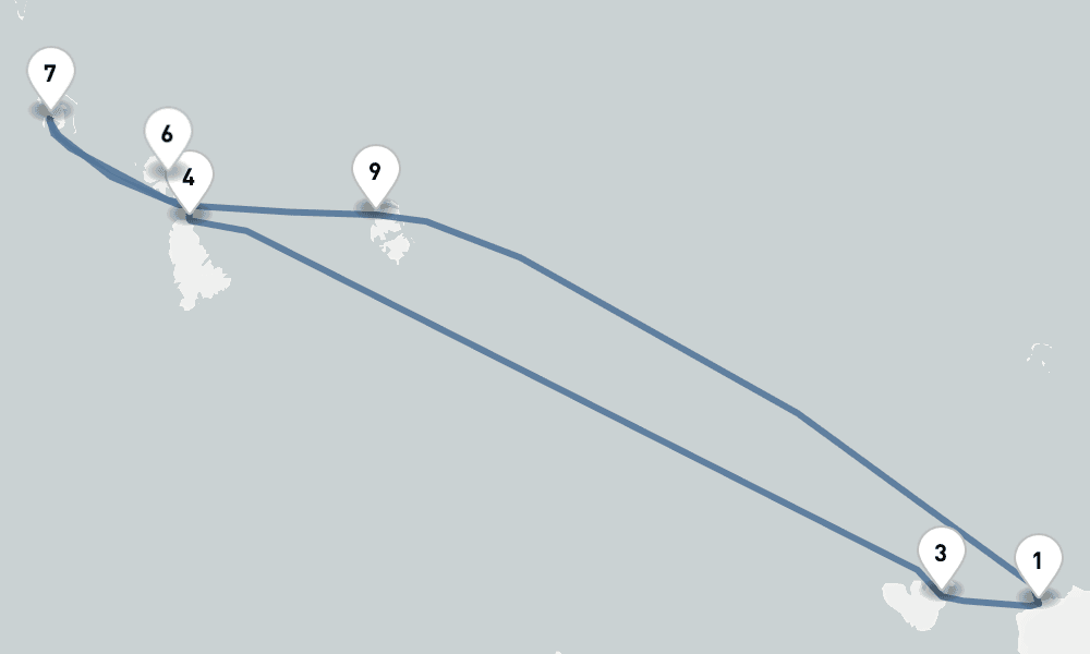 7 nights / 8 days, Papeete (Tahiti Island, French Polynesia) Round trip