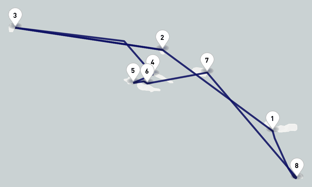 10 nights / 11 days, Ponta Delgada (Sao Miguel Island, Azores) Round trip