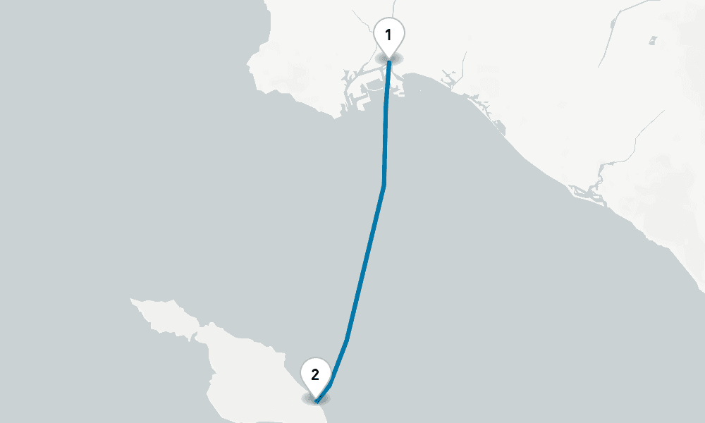 4 nights / 5 days, Los Angeles (San Pedro / Long Beach) Round trip