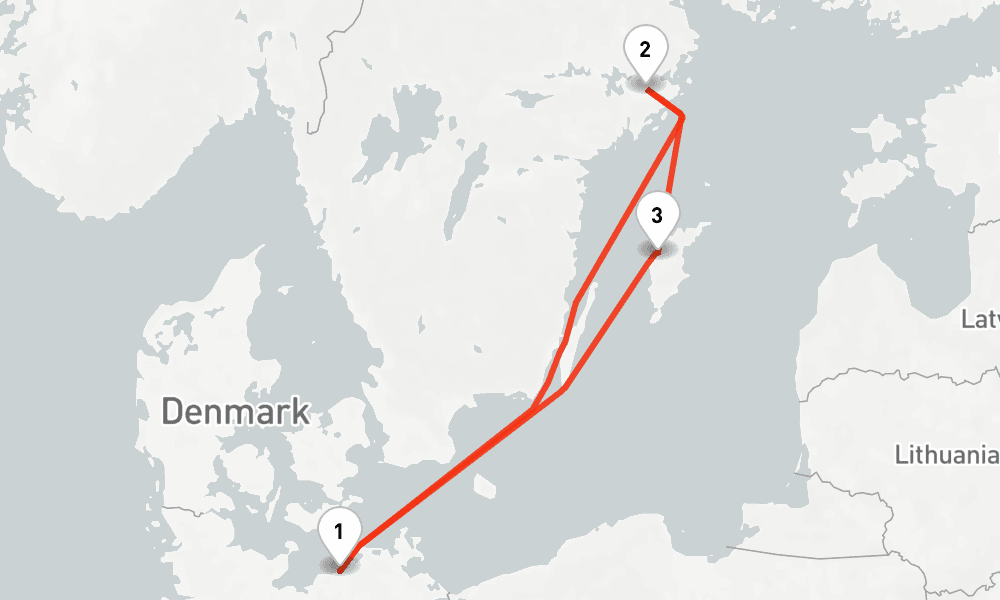 4 nights / 5 days, Warnemunde (Rostock, Germany) Round trip