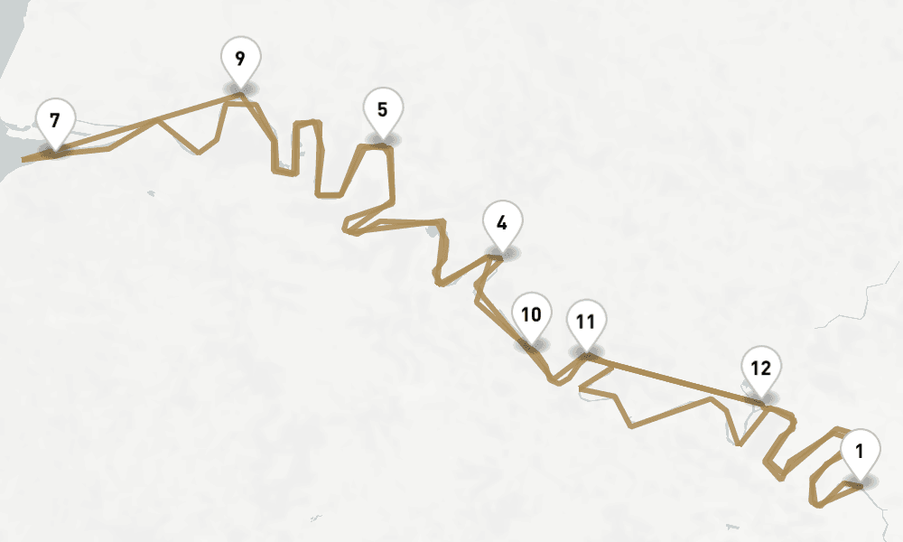 12 nights / 13 days, Paris Round trip