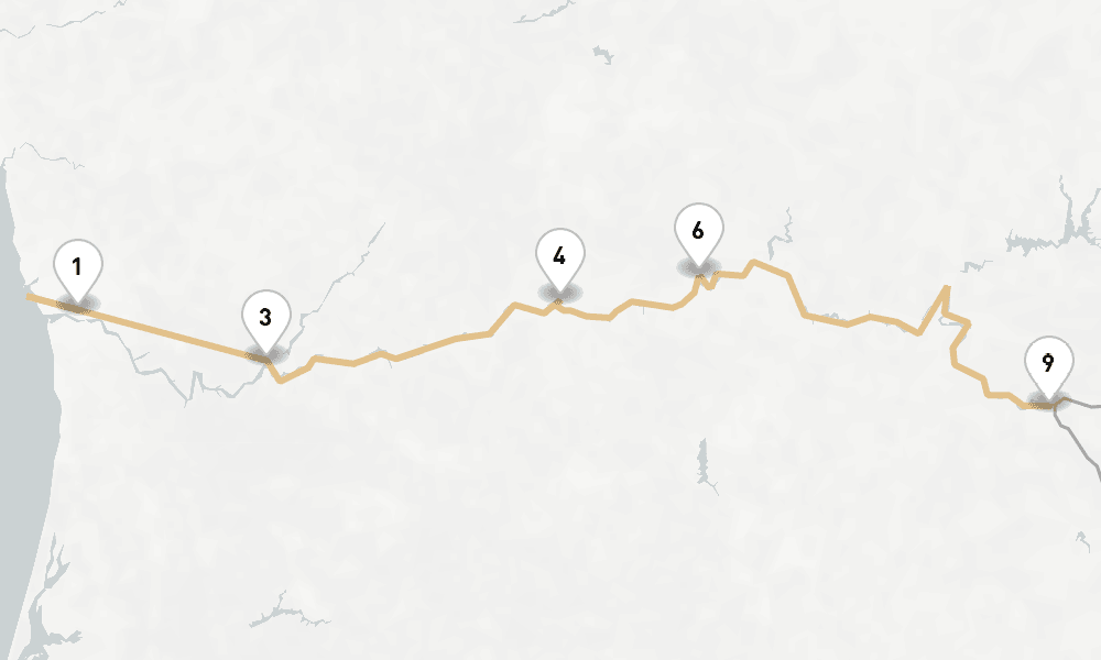 6 nights / 7 days, one-way from Porto to Barca d'Alva