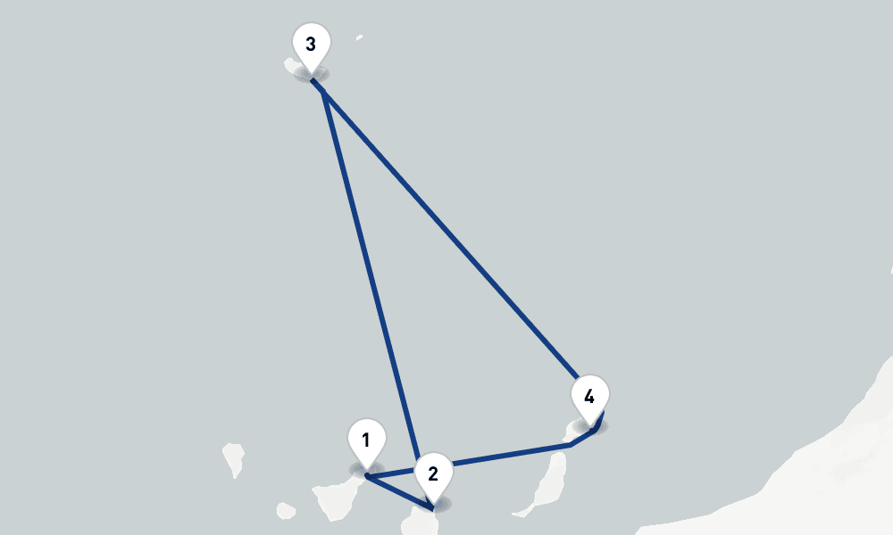 7 nights / 8 days, Santa Cruz de Tenerife (Canary Islands) Round trip