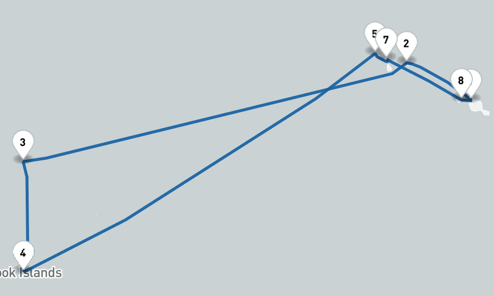 11 nights / 12 days, Papeete (Tahiti Island, French Polynesia) Round trip
