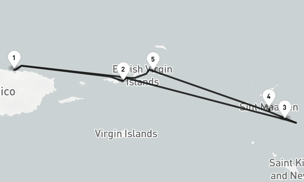 5 nights / 6 days, San Juan (Puerto Rico) Round trip