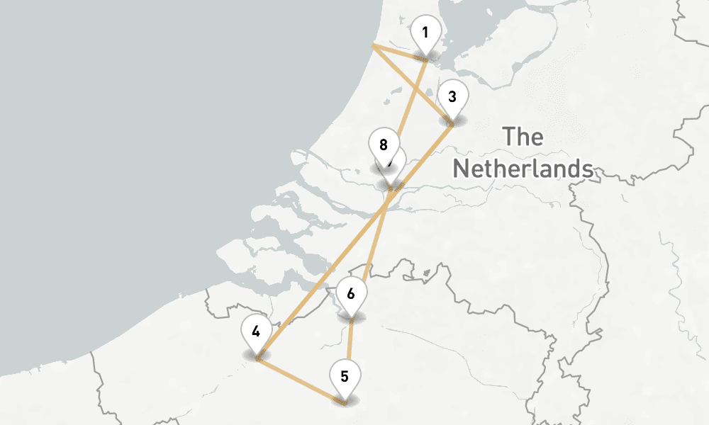 7 nights / 8 days, Amsterdam (Holland) Round trip