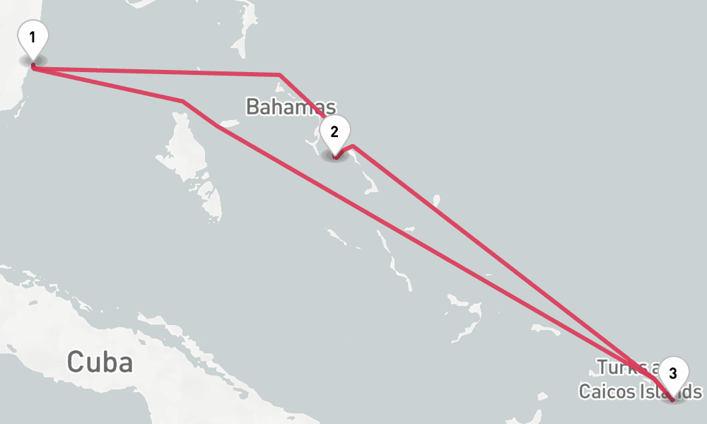5 nights / 6 days, Miami (Florida) Round trip