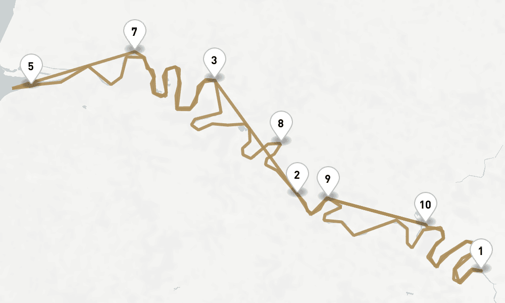 10 nights / 11 days, Paris Round trip
