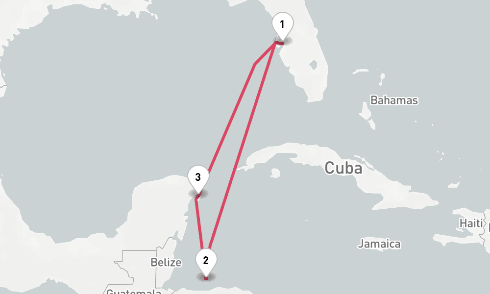 5 nights / 6 days, Tampa (Florida) Round trip