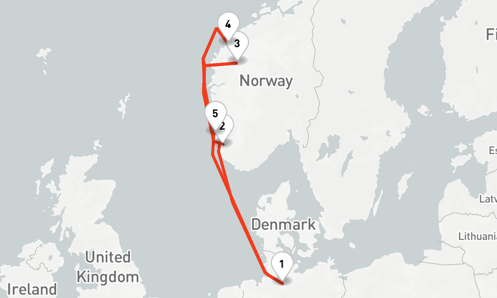 7 nights / 8 days, Hamburg Round trip