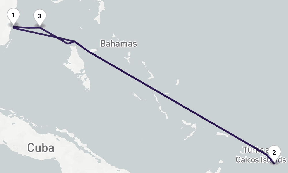 5 nights / 6 days, Miami (Florida) Round trip