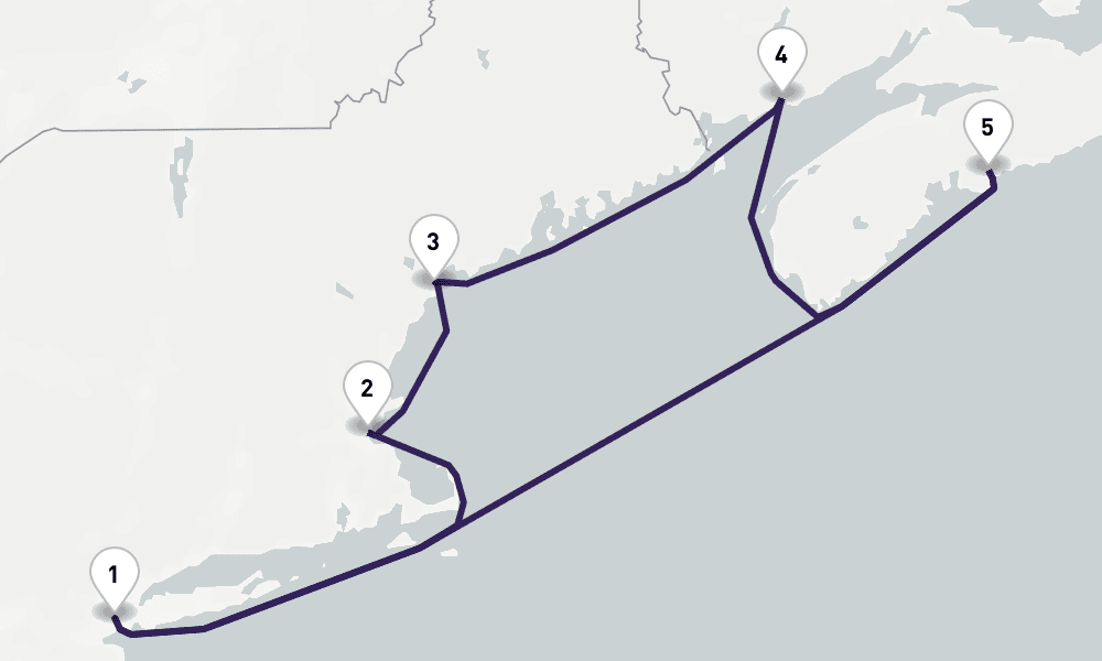 8 nights / 9 days, New York (Cape Liberty NYC) Round trip