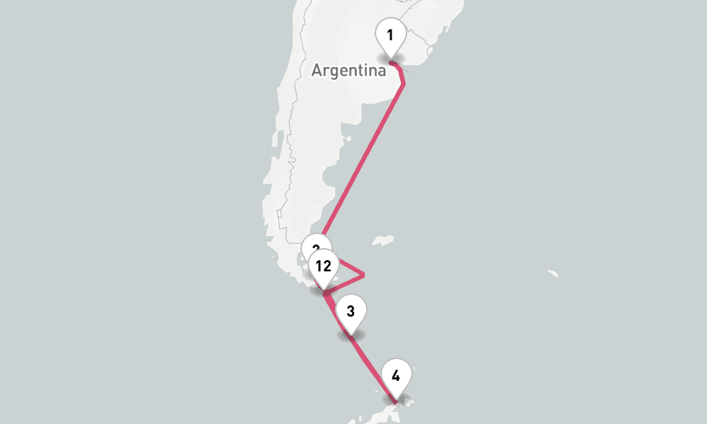 11 nights / 12 days, Buenos Aires Round trip