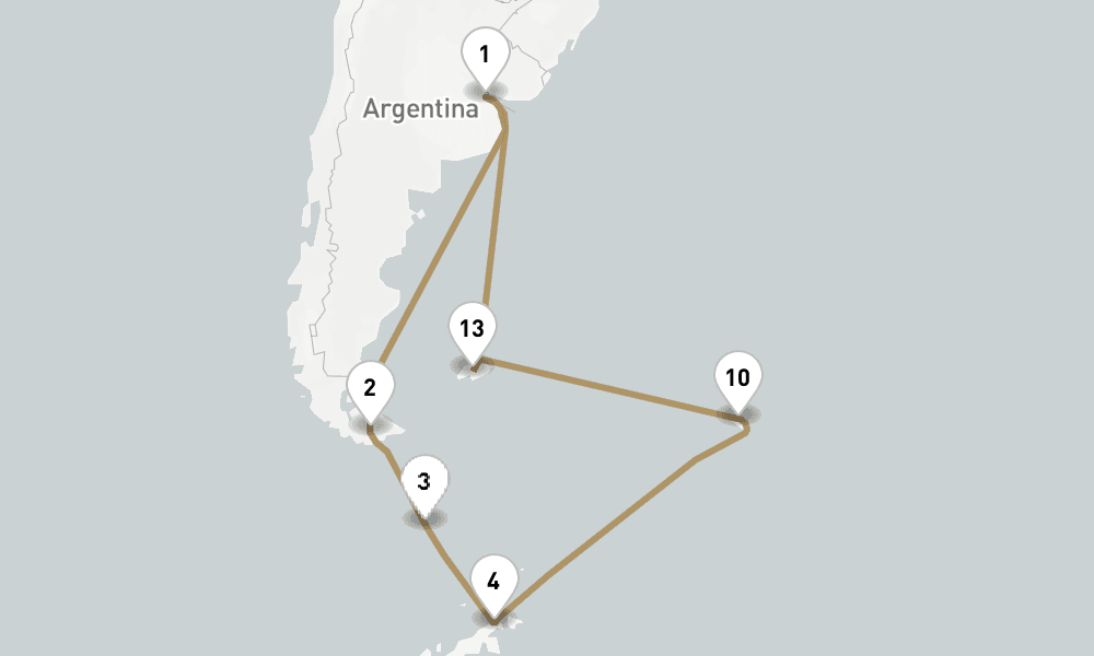 21 nights / 22 days, Buenos Aires Round trip