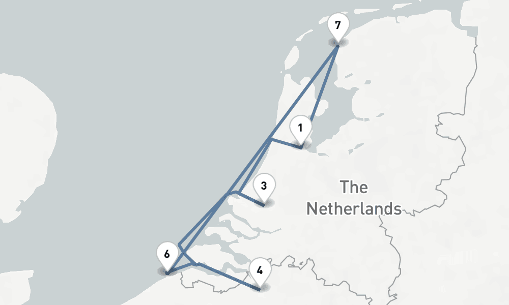 7 nights / 8 days, Amsterdam (Holland) Round trip