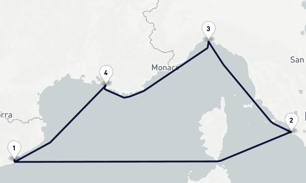 5 nights / 6 days, Barcelona Round trip