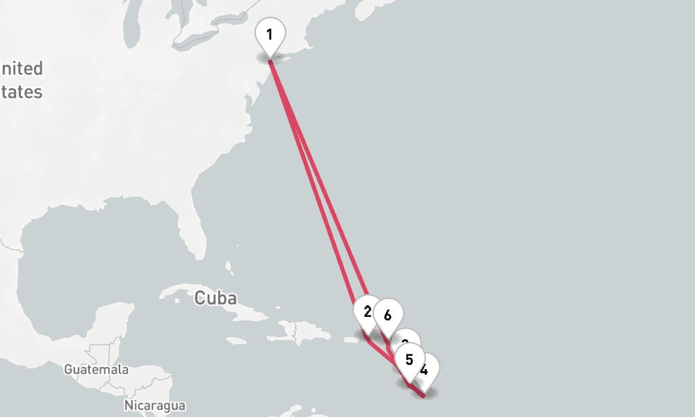 12 nights / 13 days, New York (Cape Liberty NYC) Round trip