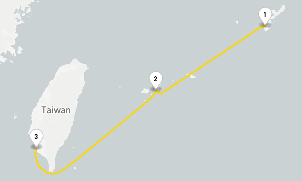 3days 2night Naha to Kaohsiung