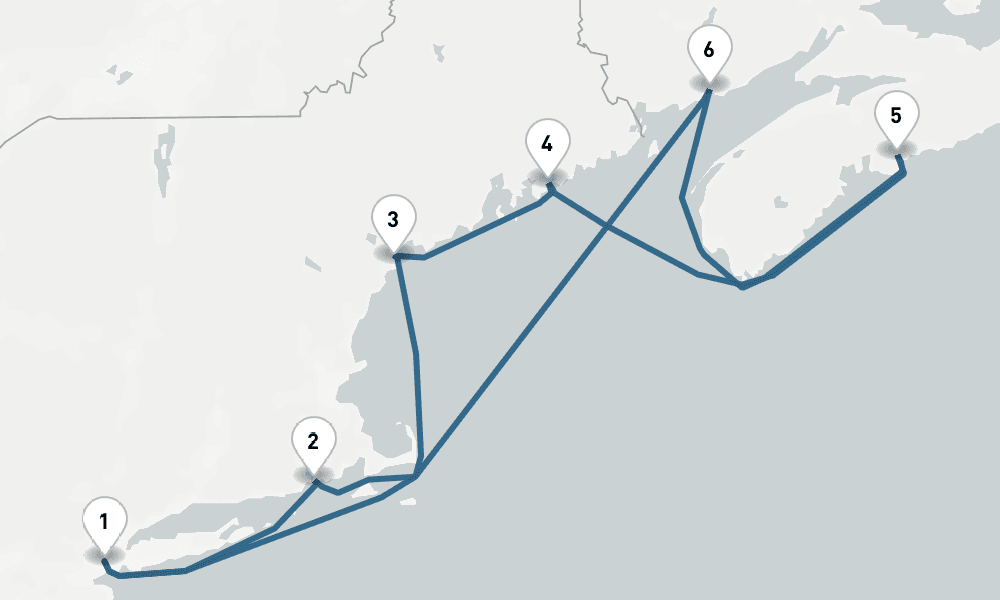 7 nights / 8 days, New York (Cape Liberty NYC) Round trip