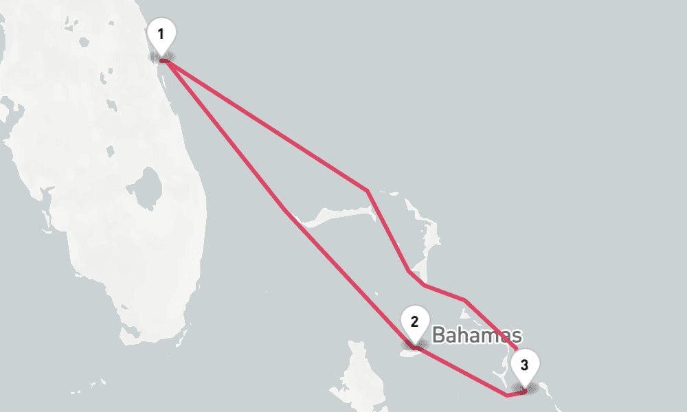 5 nights / 6 days, Port Canaveral (Orlando, Florida) Round trip