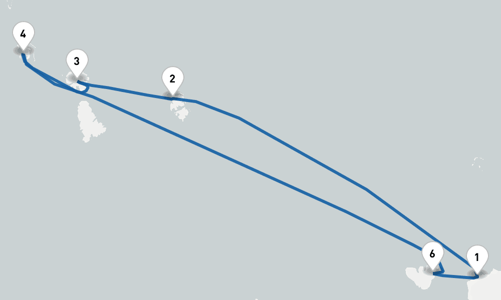 7 nights / 8 days, Papeete (Tahiti Island, French Polynesia) Round trip