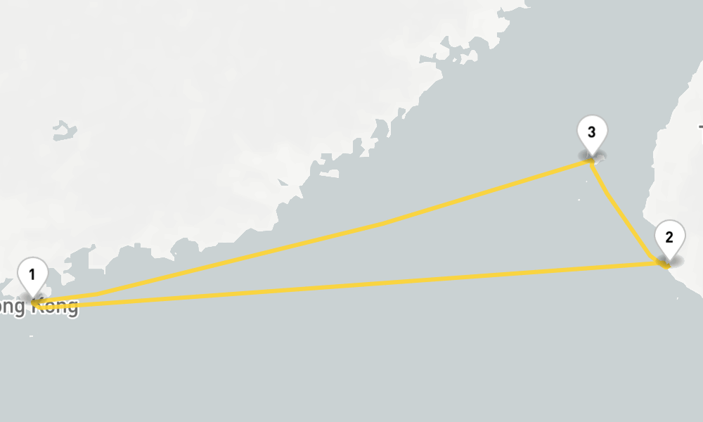 4 days 3 nights Hong kong round trip Takao