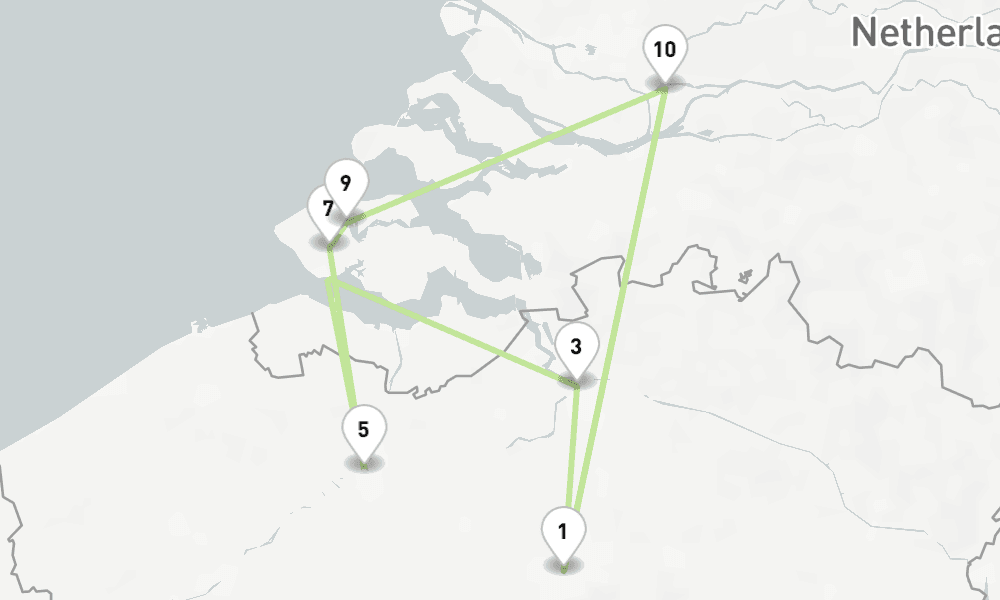 6 nights / 7 days, Brussels Round trip