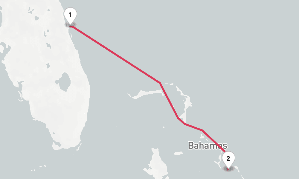 4 nights / 5 days, Port Canaveral (Orlando, Florida) Round trip