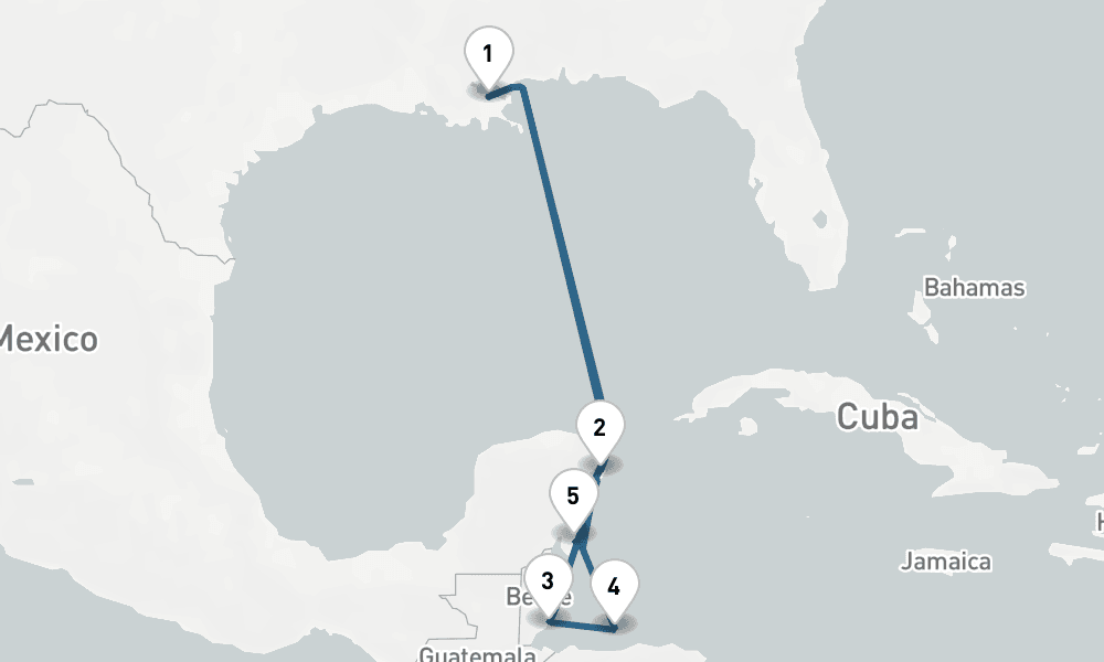 7 nights / 8 days, New Orleans (Louisiana) Round trip