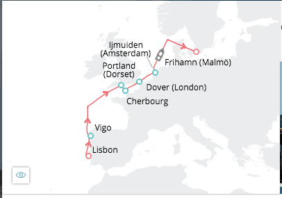 2019年GWクルーズ選び（９）プルマントゥール・ゼニスのイベリア半島回遊