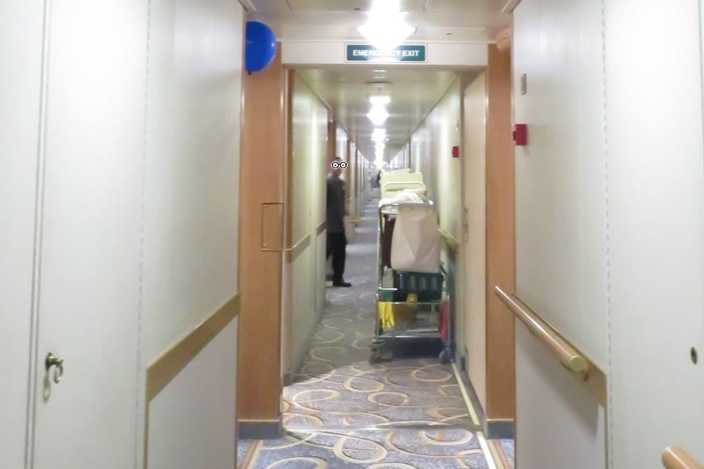 クルーズ船の廊下は長くて同じドアがいっぱい！迷子になっちゃう？～台湾女子旅＆ダイヤモンドプリンセスで初クルーズー2018.12月・番外編1