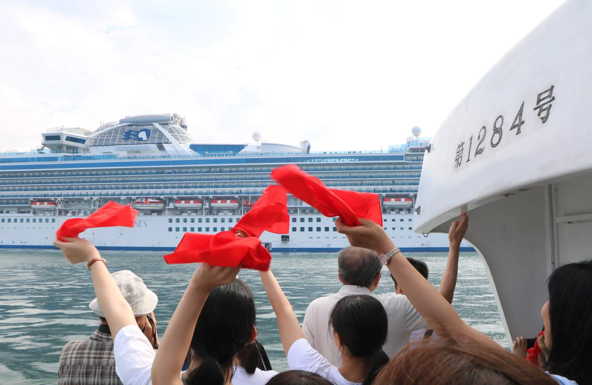 鳥羽でのクルーズ客船おもてなし