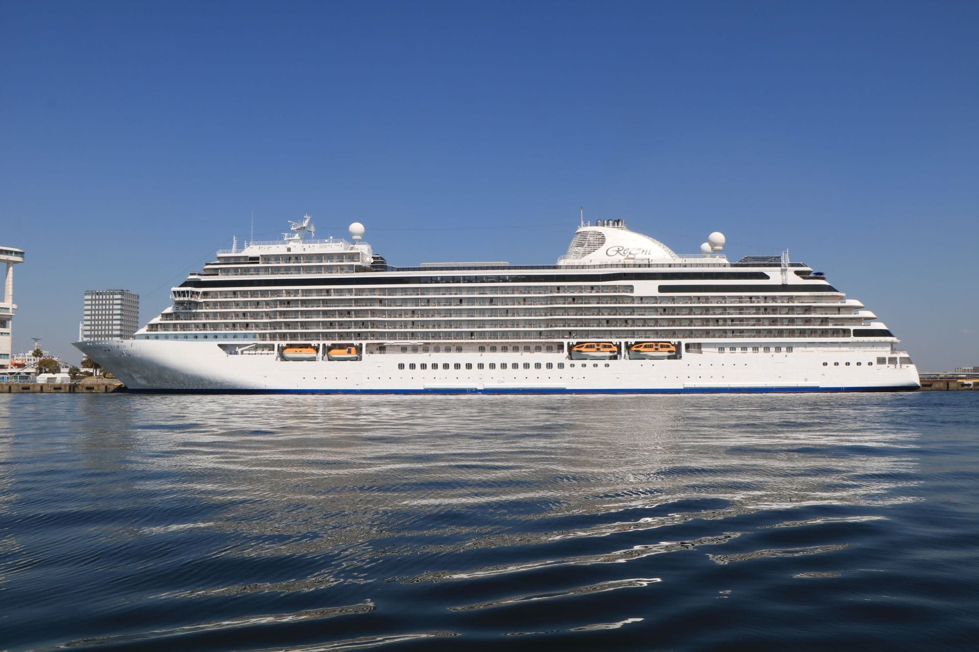 待ちに待った国際クルーズ船の来港