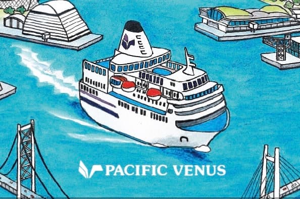 ぱしふぃっくびいなすのギフト商品用イラスト