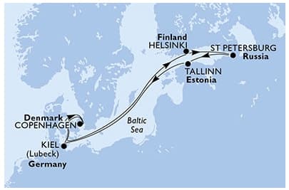 2019年GWクルーズ選び(5)MSCメラビリアのバルト海周遊