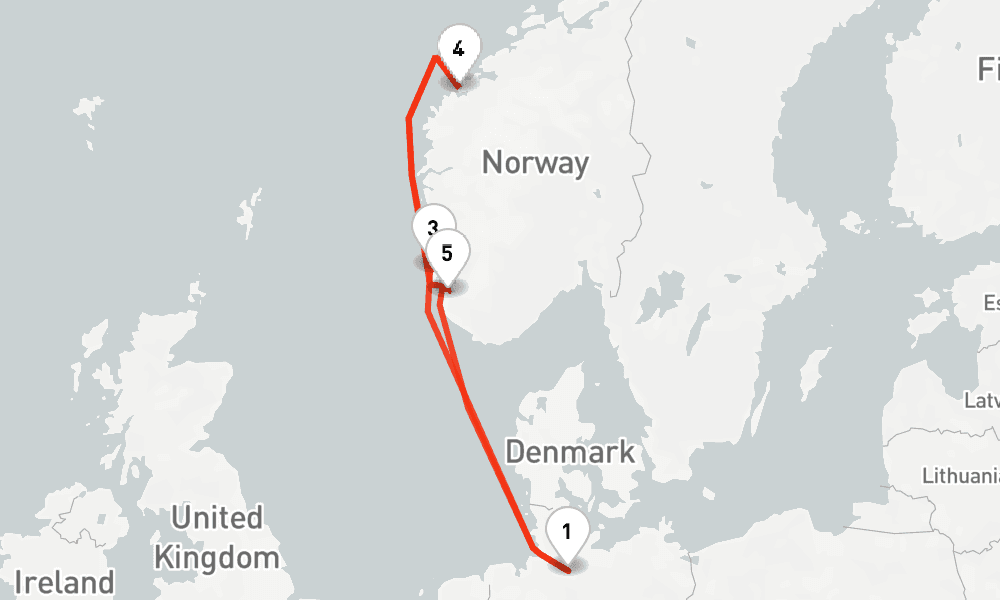 7 nights / 8 days, Hamburg Round trip