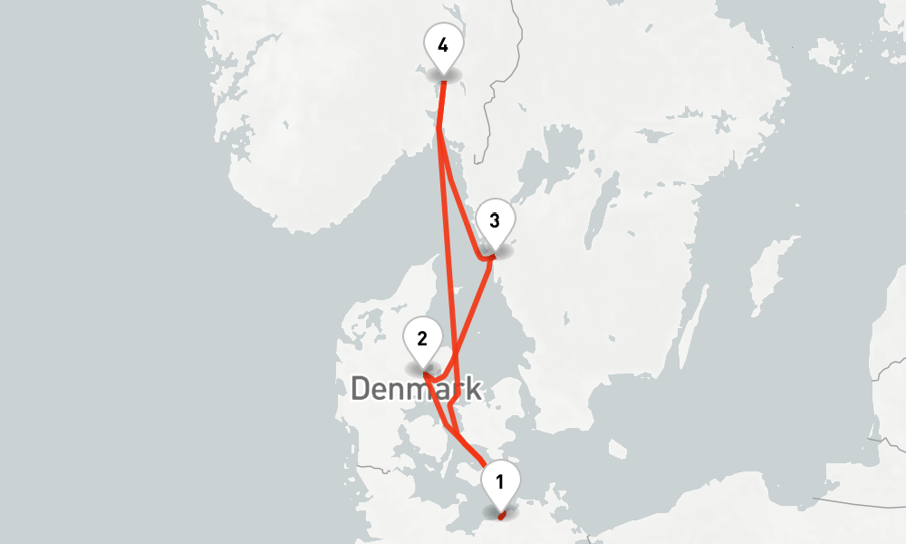 5 nights / 6 days, Warnemunde (Rostock, Germany) Round trip