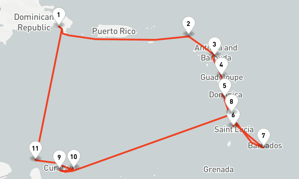 14 nights / 15 days, La Romana (Dominican Republic) Round trip