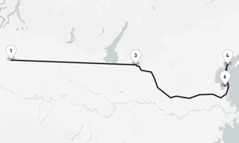 9 nights / 10 days, one-way from Milan to Venice