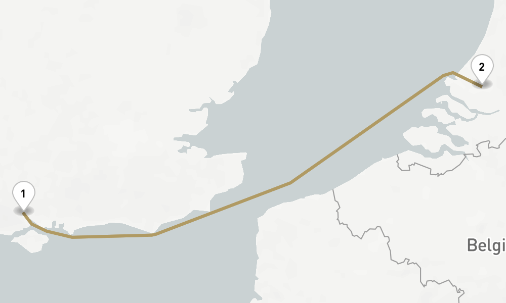 4 nights / 5 days, Southampton (England) Round trip