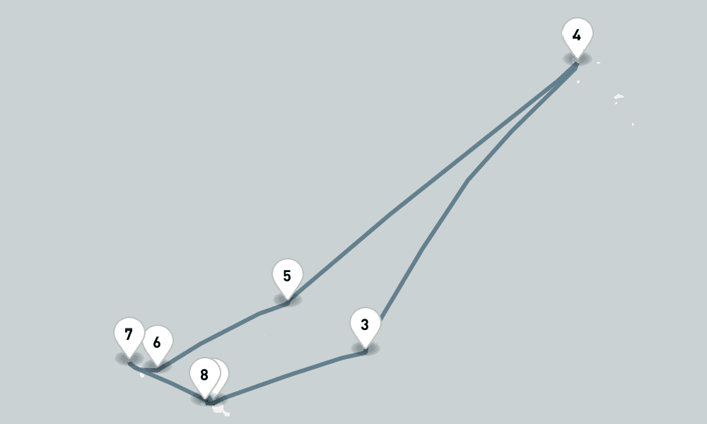 10 nights / 11 days, Papeete (Tahiti Island, French Polynesia) Round trip