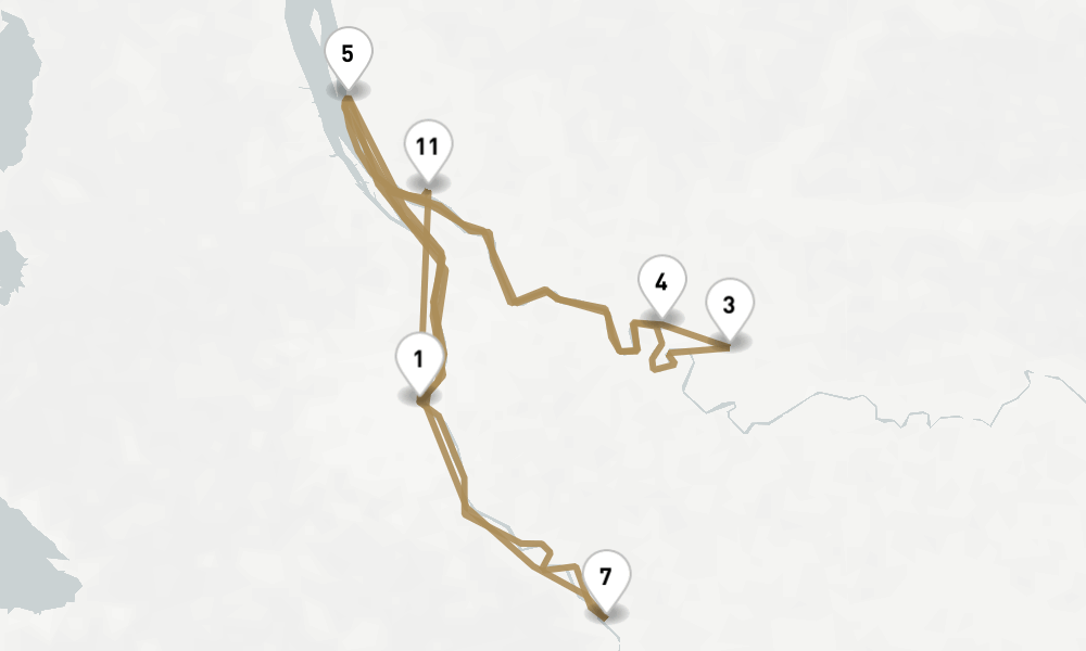 10 nights / 11 days, Bordeaux Round trip