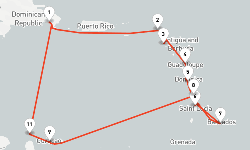 14 nights / 15 days, La Romana (Dominican Republic) Round trip