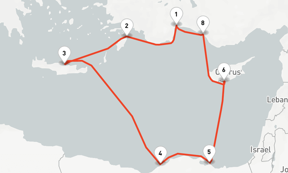 10 nights / 11 days, Antalya Round trip