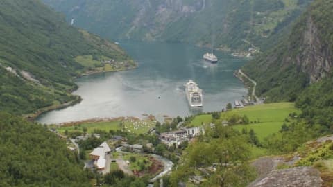 ノルウェーフィヨルド、北海