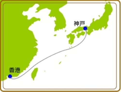 5 days Hong Kong to Kobe